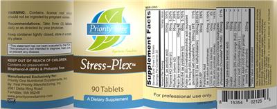Stress-Plex label