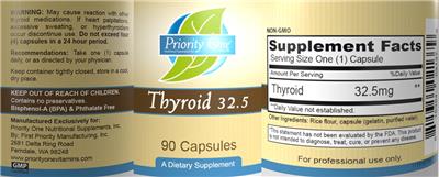 Thyroid 32.5 label