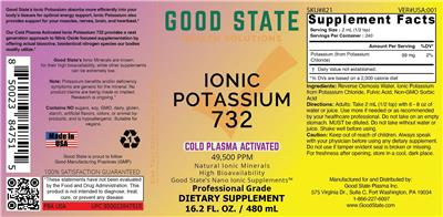 Ionic Potassium 732 label