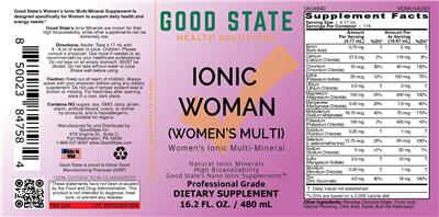 Ionic Woman label