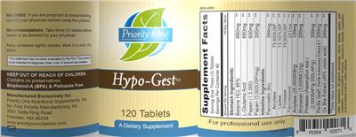 Hypo-Gest label