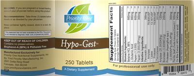 Hypo-Gest label