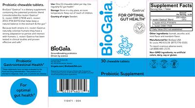 Gastrus label