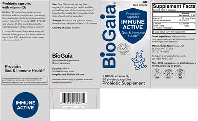 Protectis Capsules Immune Active label