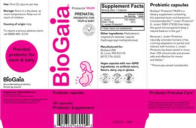 Protectis Mum label