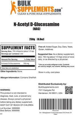 N-Acetyl D-Glucosamine label