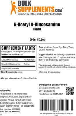 N-Acetyl D-Glucosamine label