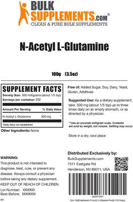 N-Acetyl L-Glutamine label