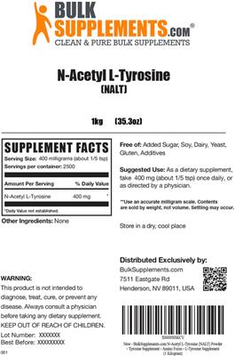 N-Acetyl L-Tyrosine (NALT) label