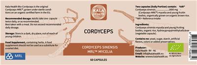 Cordyceps label