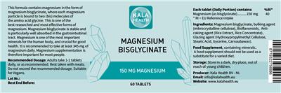 Magnesium Bisglycinate label
