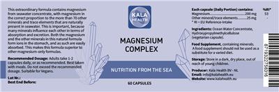 Magnesium Complex label