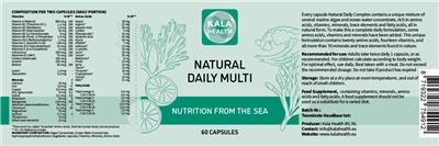 Natural Daily Multi label