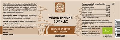 Vegan Immune Complex label