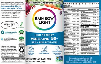 Men’s One 50+ label