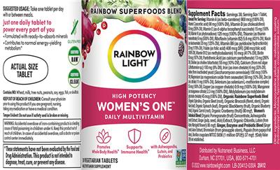 Women’s One label