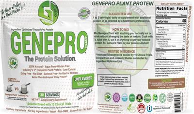 Plant Unflavored label