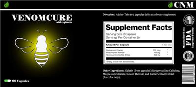 Venomcure label