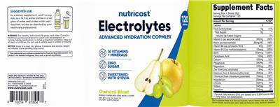 Electrolytes Advanced Hydration Complex Orchard Blast label