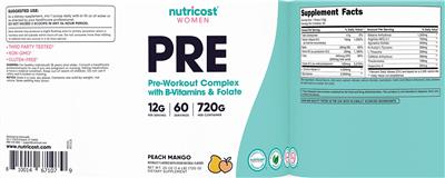 PRE Peach Mango label