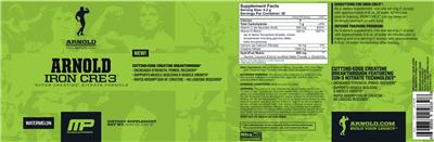 Arnold Iron Cre3 Watermelon label
