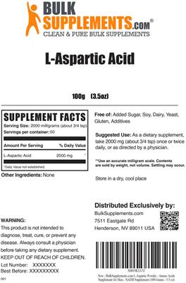 L-Aspartic Acid label