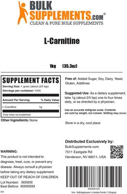 L-Carnitine label