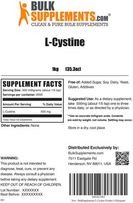 L-Cystine label
