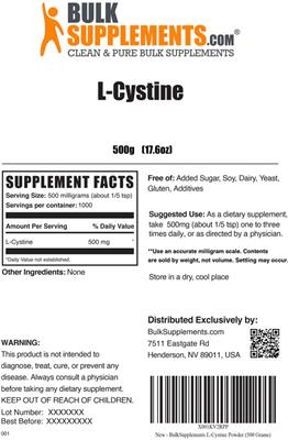 L-Cystine label