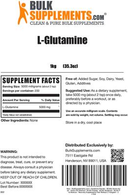 L-Glutamine label
