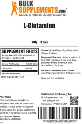L-Glutamine label