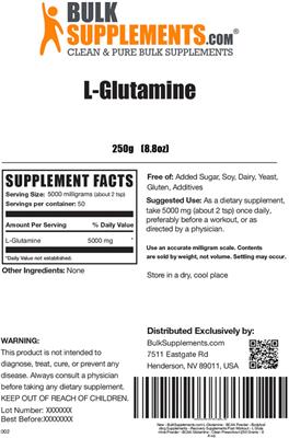 L-Glutamine label