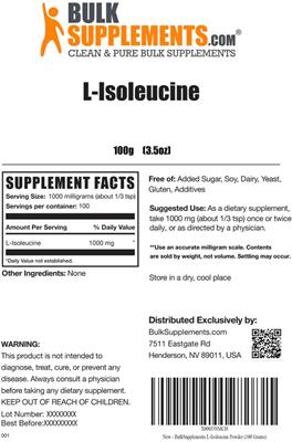 L-Isoleucine label