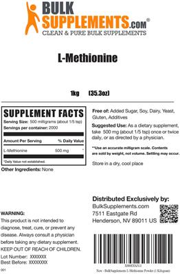 L-Methionine label