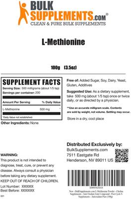 L-Methionine label