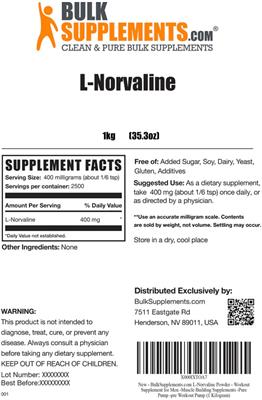 L-Norvaline label
