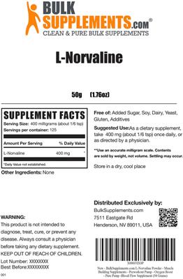 L-Norvaline label