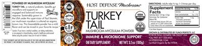 Turkey Tail label