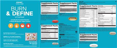 Burn 60 Thermogenic Formula label