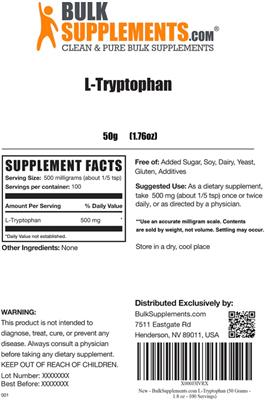 L-Tryptophan label