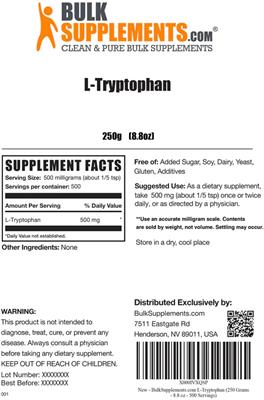 L-Tryptophan label