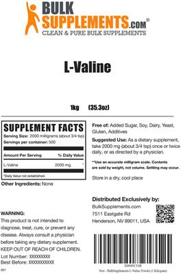L-Valine label