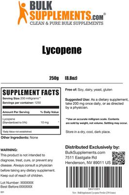 Lycopene label