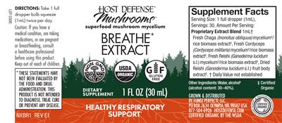Breathe Extract label