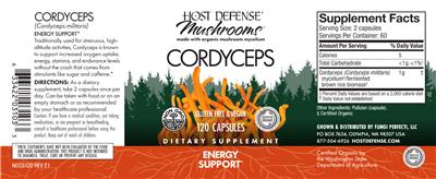 Cordyceps label