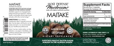 Maitake label