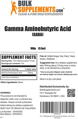 Gamma Aminobutyric Acid label