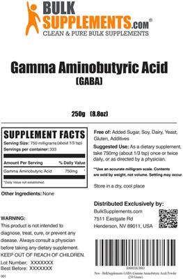 Gamma Aminobutyric Acid label