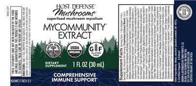 MyCommunity Extract label