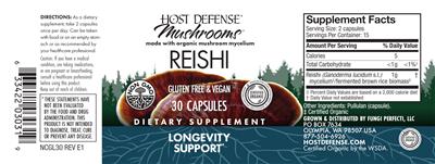Reishi label